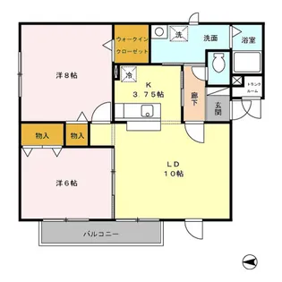 メゾン・ド・ファミーユ【1階】の間取り