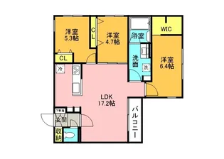 HIGH RESIDENCE YAMAHANA【2階】の間取り