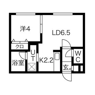 プリヴィレージュ豊平公園【3階】の間取り