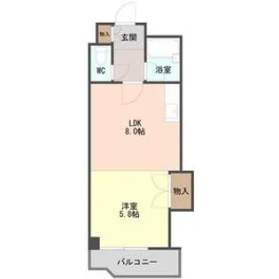 円山北町ハイム【206号室】の間取り