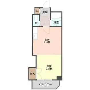 円山北町ハイム【507号室】の間取り