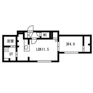 GLOIRE(グロワール) 仮)GAーS8W12MS【4階】の間取り