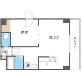 ドエル札幌南6条Ⅱ【0505号室】の間取り