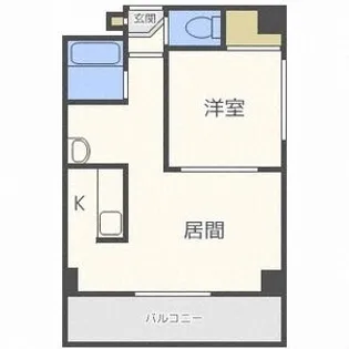 ドエル札幌南6条Ⅰ【0301号室】の間取り