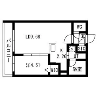 CAVATINA(カヴァティーナ)【403号室】の間取り