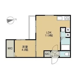 PARICI南平岸(パーリッシィ南平岸)【402号室】の間取り