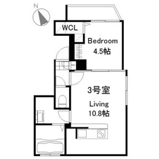 AXISーWILL MISONO STA.【3階】の間取り