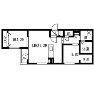 仮)GAー手稲本町2ー3MS【201号室】の間取り