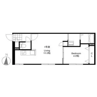 PINO COLLINA 1414(ピノコリーナ)【4階】の間取り