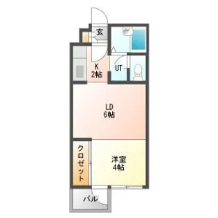 大通パステルハイム【105号室】の間取り