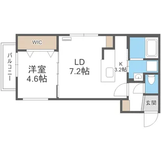 BALBONI山鼻(バルボーニ山鼻)【303号室】の間取り