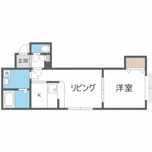 ラングキューベル【202号室】の間取り