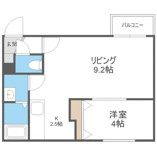 VERDE MARUYAMA【0102号室】の間取り