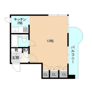 ライオンズマンション円山第3 408号室【408号室】の間取り