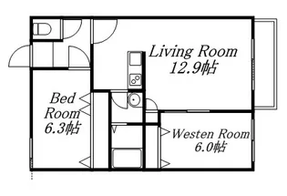 ソレイユ山鼻【4階】の間取り