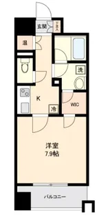 ヴィアーレ北目町【11階】の間取り