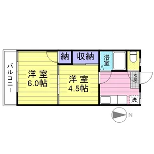 コンホートⅢ【1階】の間取り