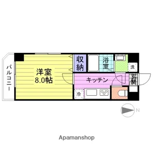宮城県仙台市宮城野区五輪1丁目【マンション】の間取り