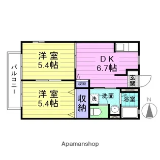 GRANDEE ZEN【2階】の間取り