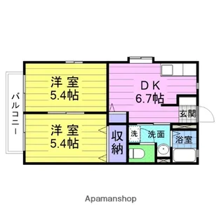 GRANDEE ZEN【2階】の間取り