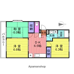 プレゼンス源Ⅰ【201号室】の間取り