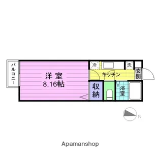 ハプナ1【2階】の間取り