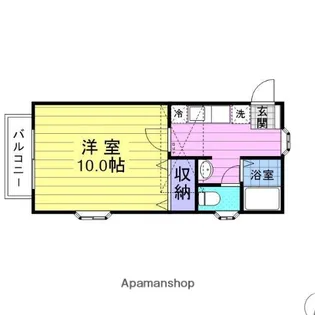 宮城県多賀城市中央3丁目【アパート】の間取り