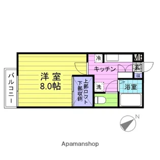 コンフォートタカノ【102号室】の間取り