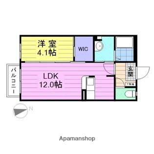 シャーメゾン多賀城新田B【1階】の間取り
