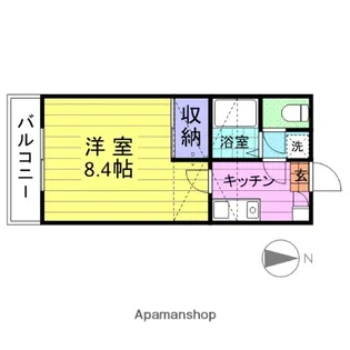OS高崎【203号室】の間取り
