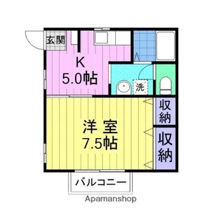 センチュリー155【202号室】の間取り