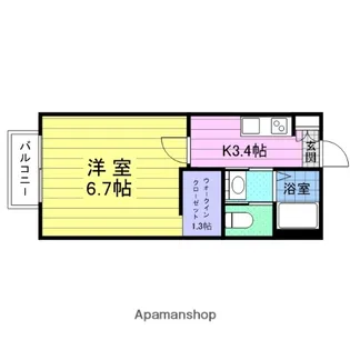 ヴィラージュST【2階】の間取り