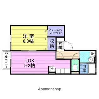 クラレンスホワイトⅠ【2階】の間取り