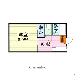 宮城県仙台市宮城野区田子1丁目【アパート】の間取り