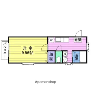 アヴァンセ高砂【210号室】の間取り