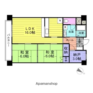 PROSPER−1−OIZUMI【303号室】の間取り