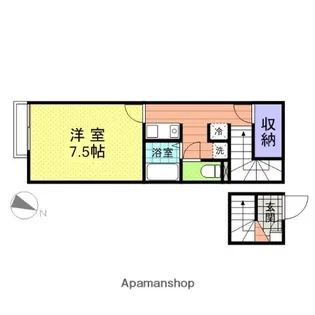 宮城県多賀城市桜木2丁目【アパート】の間取り