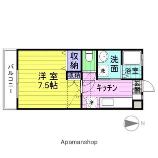 アーバニティ・サカエ【1階】の間取り