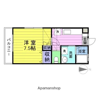 アーバニティ・サカエ【209号室】の間取り