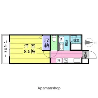 ロワジールKⅡ【2階】の間取り