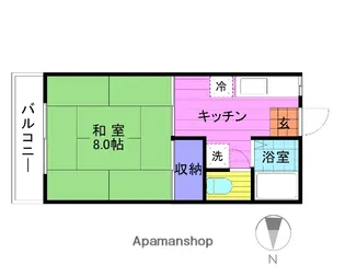 シティハイツ【2階】の間取り