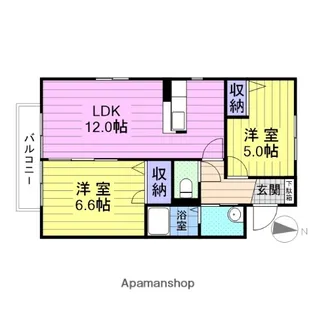 プレッソフィオーレⅡ【1階】の間取り