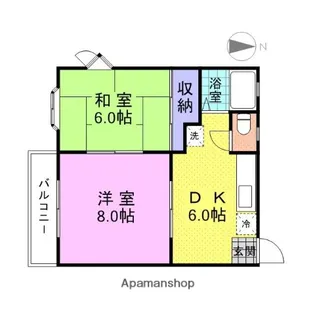 フォーレストK【206号室】の間取り