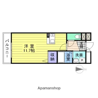 プレーヌ・フルサワ【305号室】の間取り