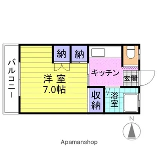 コーポハヤサカ【2階】の間取り