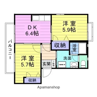 コモン・シティ21【B202号室】の間取り