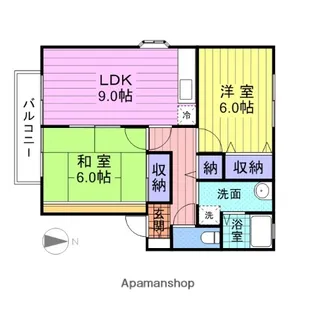 ルミエール福室G棟【1階】の間取り