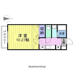 アフォリステーションノース壱番館・弐番館【1階】の間取り