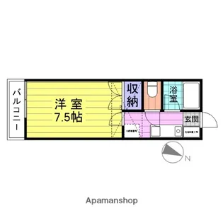 ソレイユ多賀城東A棟【203号室】の間取り