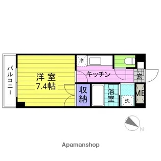 サンハイツビル【307号室】の間取り